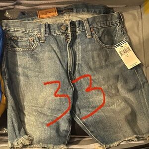 Polo by Ralph Lauren Men's Light Blue Jean Shorts